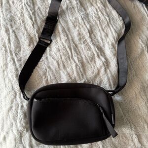 Black womens Crossbody Sling Bag DKNY